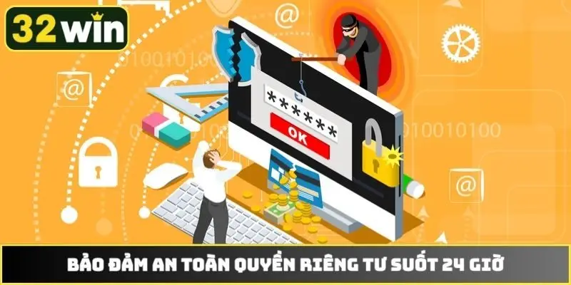 Bảo đảm an toàn quyền riêng tư suốt 24 giờ