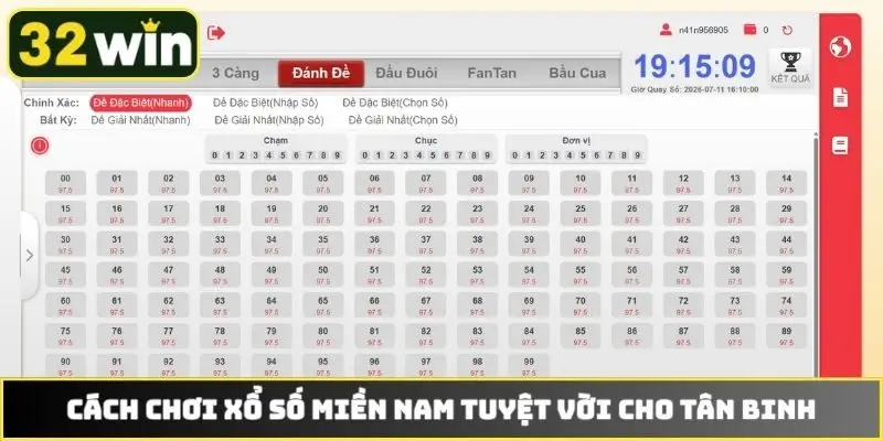 Cách chơi xổ số miền nam tuyệt vời cho tân binh