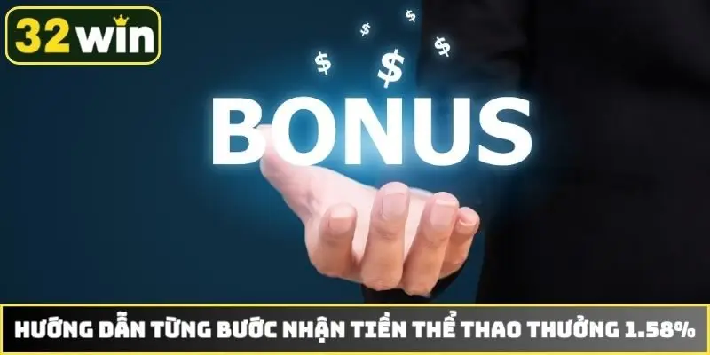 Hướng dẫn từng bước nhận tiền thể thao thưởng 1.58%