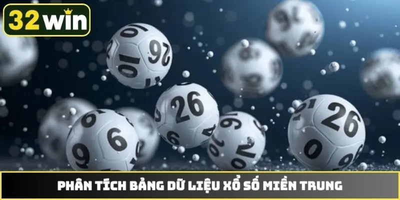 Phân tích bảng dữ liệu xổ số miền Trung